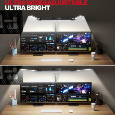LED лампа Honeywell HJ3 для робочого столу з кріпленням, для архітекторів, офісу та дому. 4 режими, регулювання яскравості, завдання, верстак.
