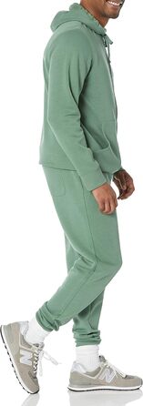 Чоловічий худі Amazon Essentias з французького трикотажу з блискавкою та комфортним кроєм (M, світло-бежевий)