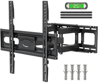 Настінне кріплення для телевізора ELIVED поворотне, нахильне, для LCD/LED/OLED 26-70 дюймів, VESA 400x400, до 45 кг, з висувним механізмом