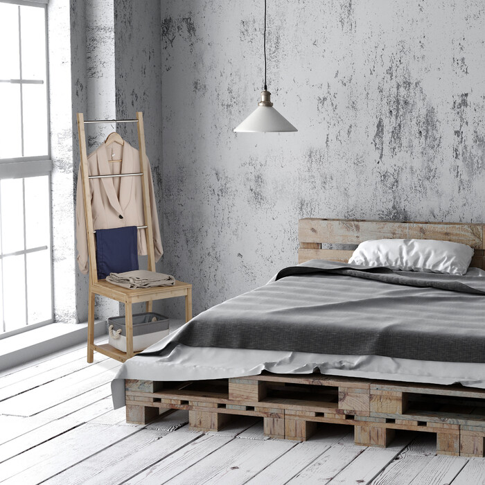 Relaxdays Butler Stool Bamboo & Stainless Steel