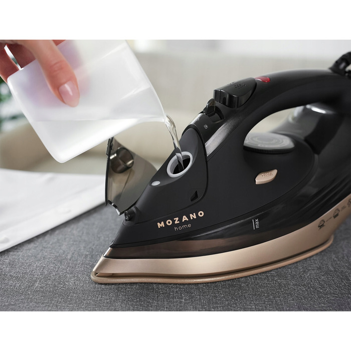 Парова праска Mozano Perfect Smooth, 3200 Вт, керамічна підошва, 350 мл