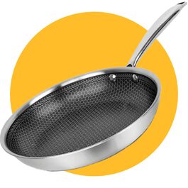 Сковорода Bratpfanne 20 см з нержавіючої сталі з антипригарним керамічним покриттям (індукція, електро, газ, духовка) без PFOA, PTFE та PFAS
