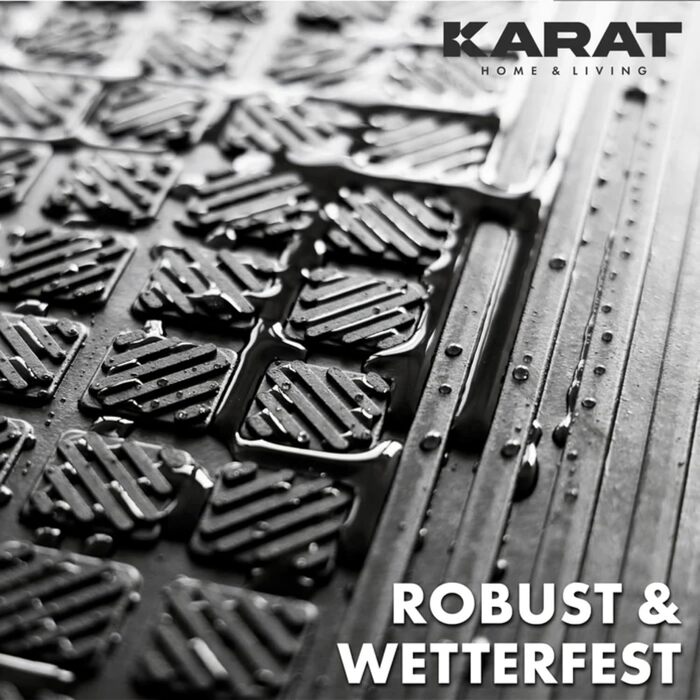 Гумові килимки на сходи KARAT - набір 5 шт. Антиковзкі, для вулиці, 30x120 см