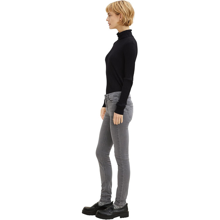 Джинси скінні TOM TAILOR Jona Extra (Mid Stone Blue Grey Denim) - жіночі, оригінал