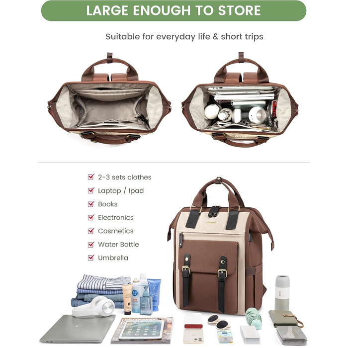 Жіночий рюкзак LOVEVOOK, 15.6