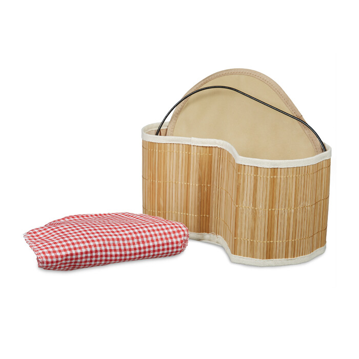 Relaxdays Bamboo Bread Basket