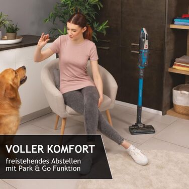 Бездротовий пилосос Hoover H-Free 500 Pets: потужний, без мішка, для видалення шерсті тварин, LED, паркування, 30 хв роботи