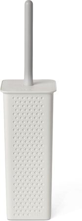 TATAY щітка для унітазу | Якісна полірезинова щітка для ванної кімнати | Елегантний дизайн, модель для столу | 10,1 x 10,1 x 35,5 см - Колекція Saigon - Бежева (біла щітка Bohol)