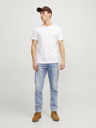 Джинси чоловічі JACK & JONES JJICHRIS SBD 920 NOOS Relaxed Fit, сині, 34W/32L