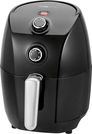 Аерофритюрниця Clatronic FR 3698 H, без олії, 1.5 л, термостат 80-200°C, таймер 30 хв, чорна