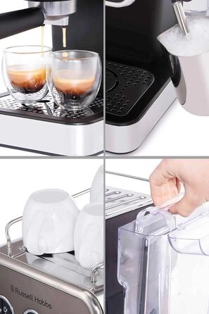 Чайник Russell Hobbs Distinctions з нержавіючої сталі 1,5л (швидка функція кип'ятіння, фільтр від накипу, зручний виливний носик, зовнішній індикатор рівня води) 26422-70 (може використовуватись як кавоварка)