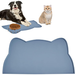 Килимок для годування котів та собак, силіконовий, неслизький, вологостійкий, легко миється