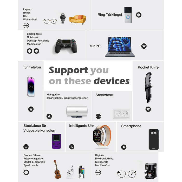 Набір викруток Feinmechaniker LOSGATOS 25 в 1 для ремонту телефонів, ноутбуків, ПК, Macbook, PS4/PS5, окулярів. 47 біт S2 преміум якості