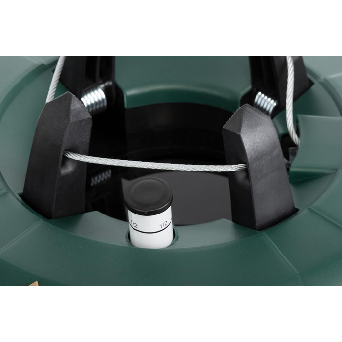 Підставка для ялинки BRANDSSELLER до 2 м з підвісною системою та фіксатором - зелена