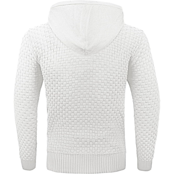 Пуловер чоловічий Tarainya з капюшоном, теплий светр з довгим рукавом, зимовий, XL