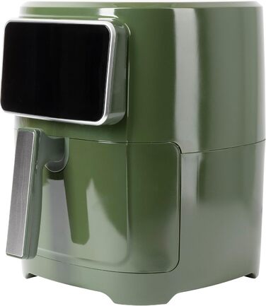 Фритюрниця без оливи Bergner MIDNIGHT з керамічним покриттям, 1800W, 6.9L, 8 програм, 80-200°C, таймер до 30 хв