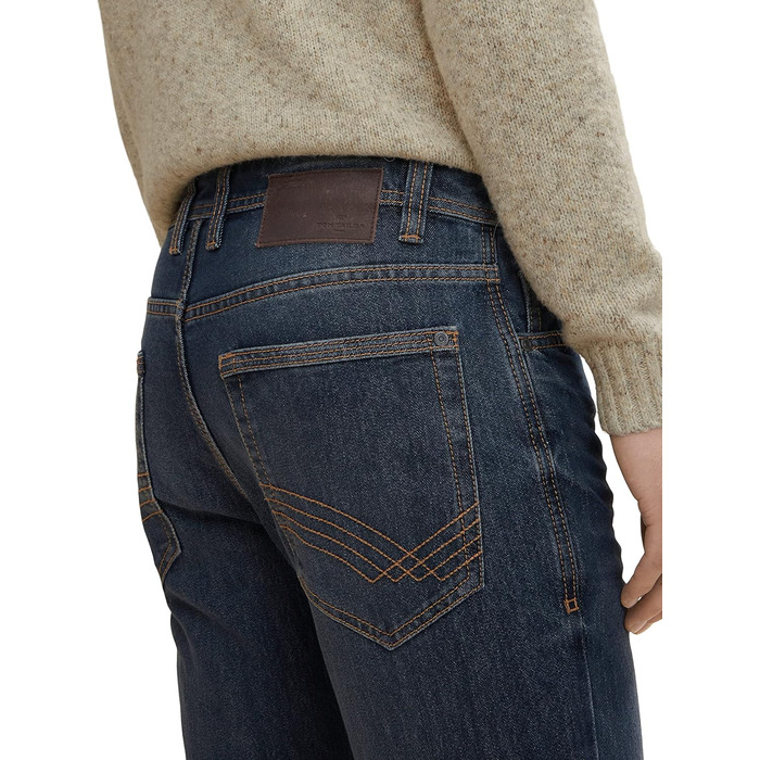 Джинси чоловічі Tom Tailor Marvin Straight 36W/32L, Mid Stone Wash - Оригінальний денім