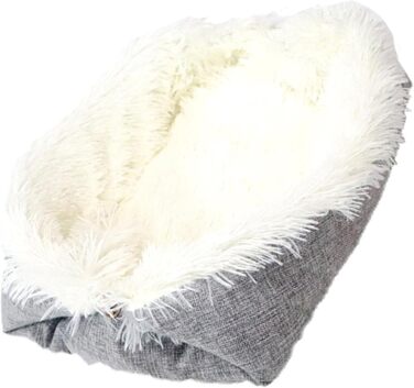 Ліжко для кота YUYTE, миється, для дому, тепле, зручне, підходить для будь-якої пори року (біле)