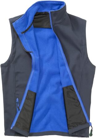 Унісекс жилет Softshell Result R232m для друку, темно-синій, розмір 4XL