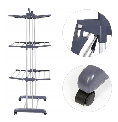 Складана підлогова сушарка для одягу XXL