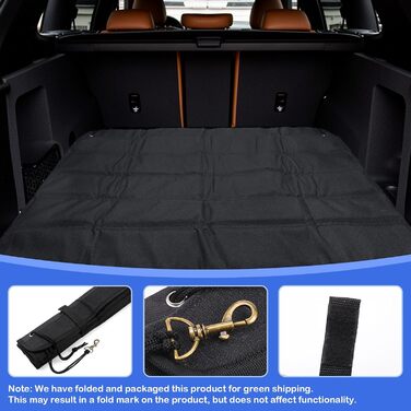 Захист для вантажного відсіку автомобіля, 96 x 64 см, універсальний, складний, для собак, SUV, вантажівки