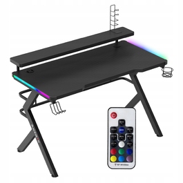 Ігровий стіл Huzaro Hero 5.0 RGB з LED-підсвіткою для геймерів