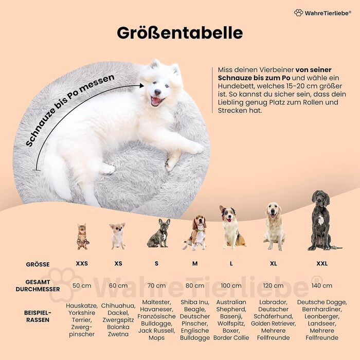 Кругле ліжко для собак 