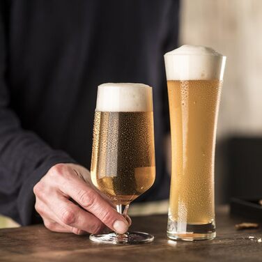 Набір келихів для пива Schott Zwiesel Basic 0.3 л (4 шт.), класичний дизайн, Tritan-кристал, Made in Germany