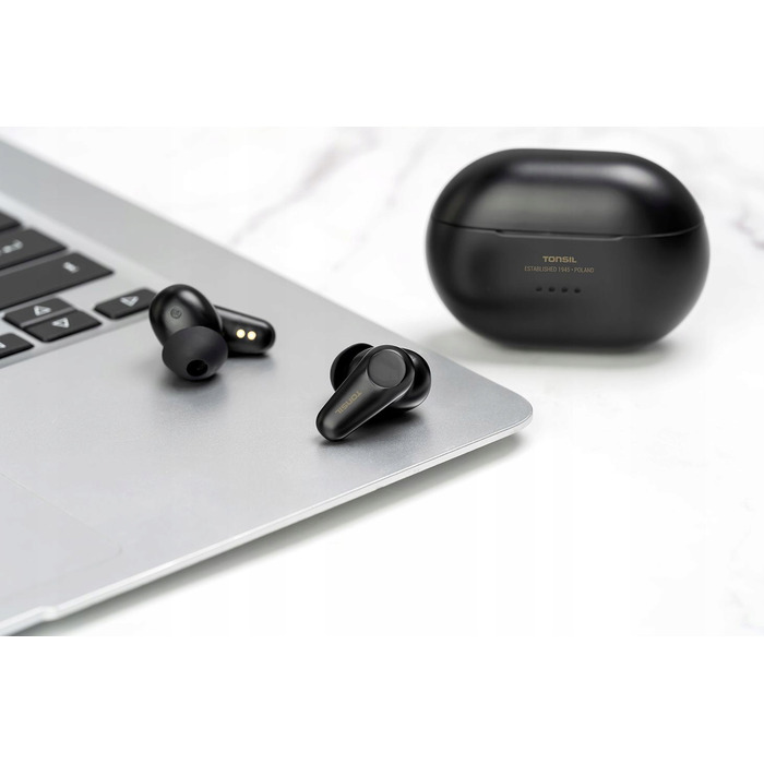 Бездротові вакуумні навушники Tonsil T65BT Bluetooth ANC TWS