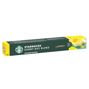 Кава Starbucks Sunny Day Blend для Nespresso, світле обсмаження, капсули 6 x 10 (60 капсул) 10 г (набір 6 шт.)