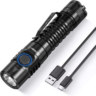 Ліхтар LED Wurkkos FC11-C, 1200 Люмен, USB-C, перезаряджається, 90 CRI, 5000K, магнітний, з акумулятором