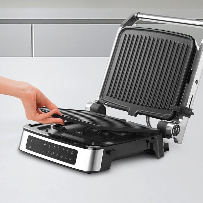 Ufesa Everest Electric Hot Plate with Touch Screen - 5 Pre-set Programs, Timer & Temperature Control