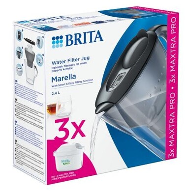 Фільтральний глечик Brita Marella, 2,4 л, прозорий