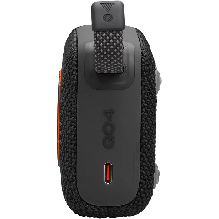 JBL Go 4 Black – Портативна Bluetooth колонка з глибоким басом, захистом від води та пилу, до 7 годин роботи
