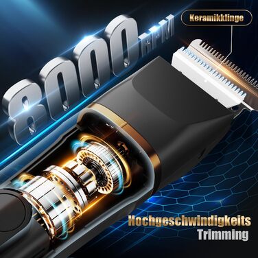 Електричний жіночий епілятор 2-в-1 для тіла та бікіні, вологостійкий, чорний