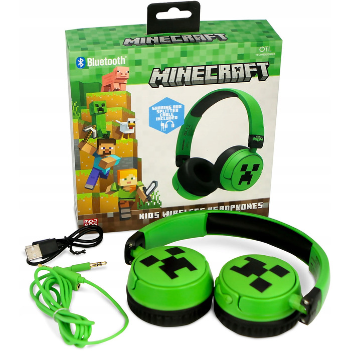Бездротові навушники OTL Technologies Minecraft Creeper