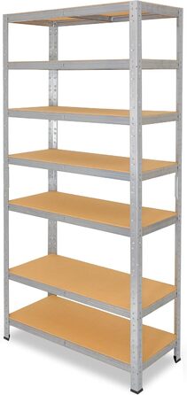 Shelfplaza® Heavy-Duty Metal Shelving Unit