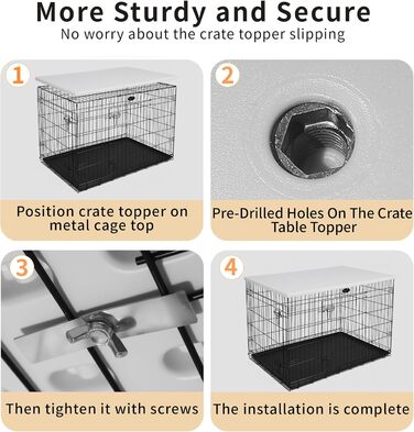 Настільний Топ для Кія (91.4 см) Rockever: Пластиковий, Антиковзкий, Легко Мити, з Шурупами