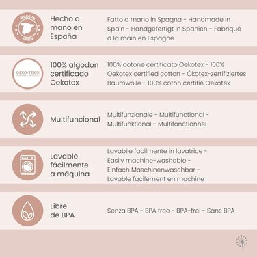 MIMUSELINA Diaper Bag for Strollers, practical and functional design, zipper and adjustable strap, diaper bag for walks with your baby