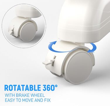 Турбо сушарка для білизни з колесами, сіра, 3 яруси, 2 в 1