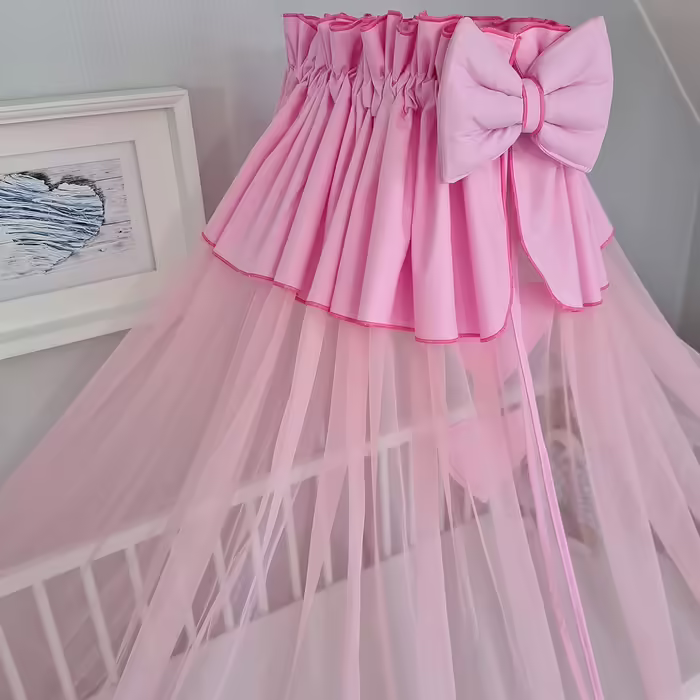 Mosquito Net, Canopy, Solid Chiffon Chiffon Canopy 480cm (Pink)