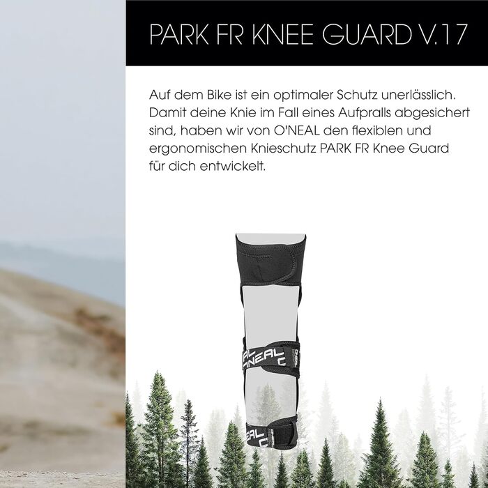 O'NEAL захист для колін Park FR Carbon, наколінники для MTB, BMX, Downhill, легкі наколінники для коліна та гомілки