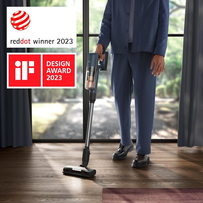 Бездротовий пилосос AEG Hygienic 7000: потужний, легкий, для алергіків, 40 хв роботи, 120 м², 5-ступенева фільтрація, для всіх поверхонь, автоматичний режим, з аксесуарами (2023)