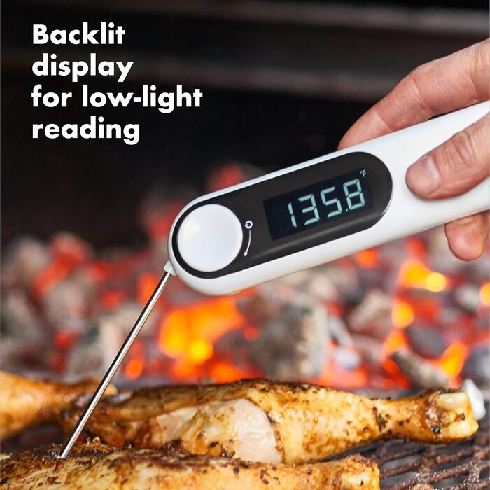 OXO 11204300 Good Grip Thermocouple Thermometer, Plastic, White