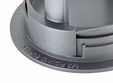 Küchenprofi Hamburger Press TRIO BBQ, Burger Press with non-stick coating for easy patty release, Burger Maker with adjustable height for 3 different burger sizes