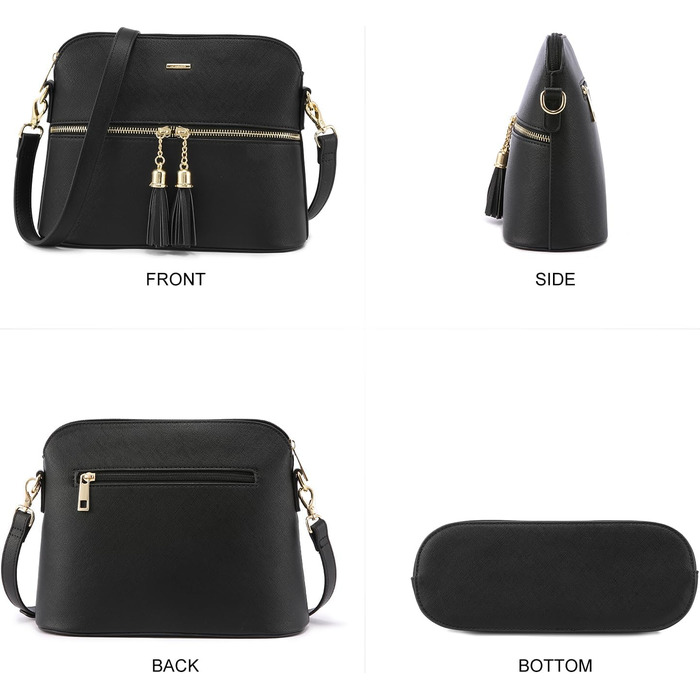 Сумка жіноча LOVEVOOK шопер шкіряний 3-в-1 чорна (C Schwarz) велика містка