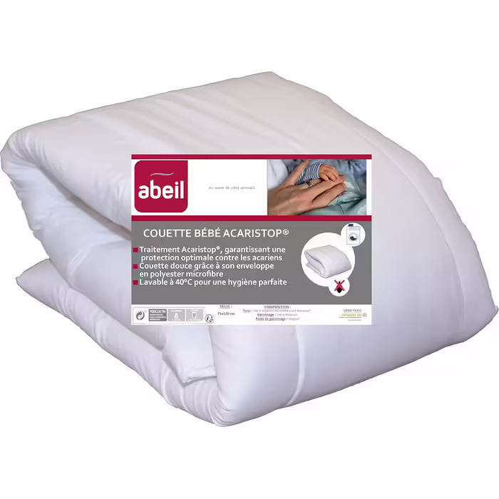 Підковдра Abeil AcariStop 75x120 см, антибактеріальна, проти пилових кліщів