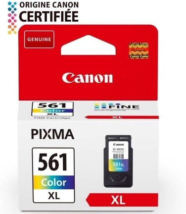 Оригінальний кольоровий картридж Canon CL-561XL FINE XL (подовжений ресурс), екологічна упаковка