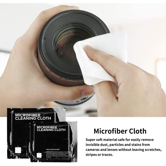 Набір для чищення DSLR-камер: APS-C очисники, мікрофібра, стик для лінз