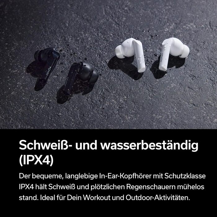 Бездротові навушники Denon AH-C500W True Wireless - білі (з мікрофоном, без активного шумозаглушення)